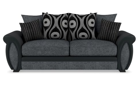 Maddie Fabric 3 Seater Scatter Back Sofa