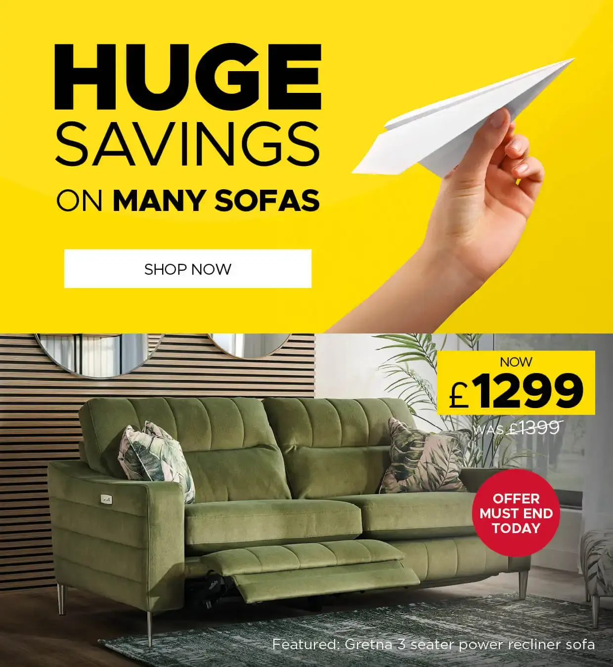 Huge savings